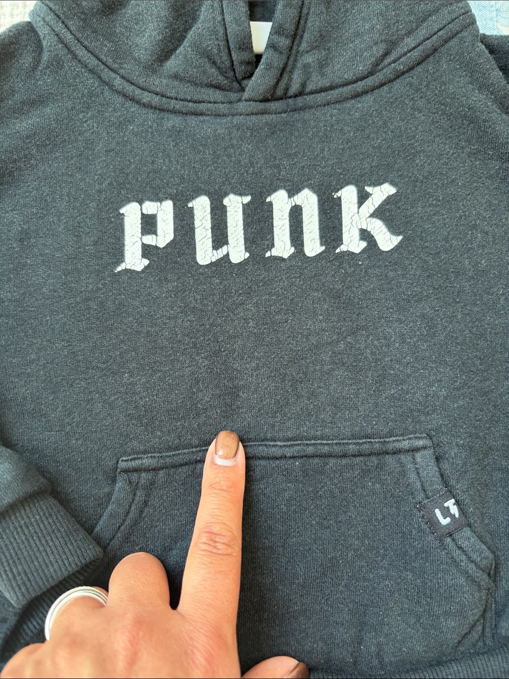 Little Trouble Toddler Hoodie - Picture 2 of 7